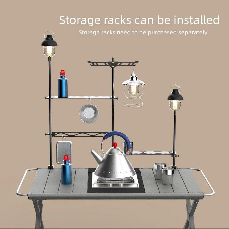 Кемпинговый стол для яичных роллов, уличный стол IGT, легкий тактический стол, многофункциональный стол для пикника, обеденный стол, переносной складной стол